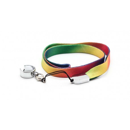 lanière eGo w Pour cigarette electronique coloré arc en ciel